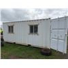 Image 18 : 20' Jobsite Office Container – Two-Room Layout, Electrical, Dual Sliding Glass Doors