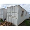 Image 21 : 20' Jobsite Office Container – Two-Room Layout, Electrical, Dual Sliding Glass Doors