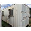 Image 22 : 20' Jobsite Office Container – Two-Room Layout, Electrical, Dual Sliding Glass Doors