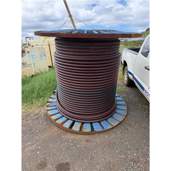 Spool 4/0 MV Wire Approx 500 Feet (no equipment to load this into a vehicle)