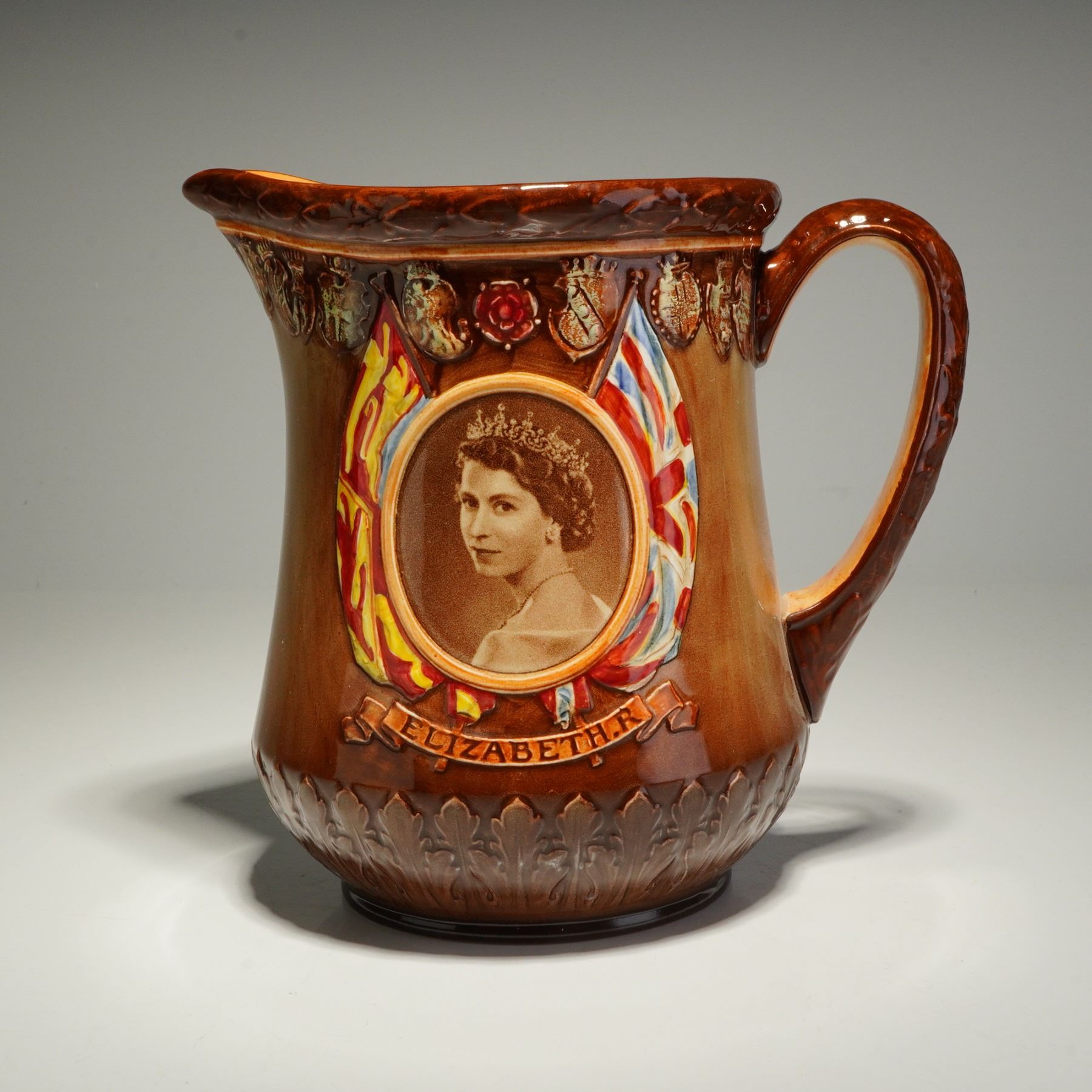 Royal Doulton Queen Elizabeth II 1953 Coronation Pitcher