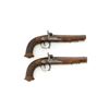 Image 1 : Pair of High Quality Ornamented Percussion Pistols by G. Berleur, Liege