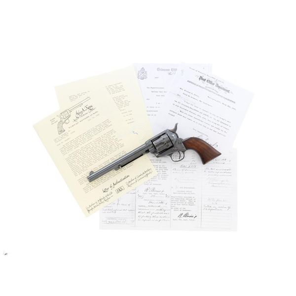 Antique U.S. Colt Single Action Army Cavalry Revolver Issued to U.S. Post Office Department