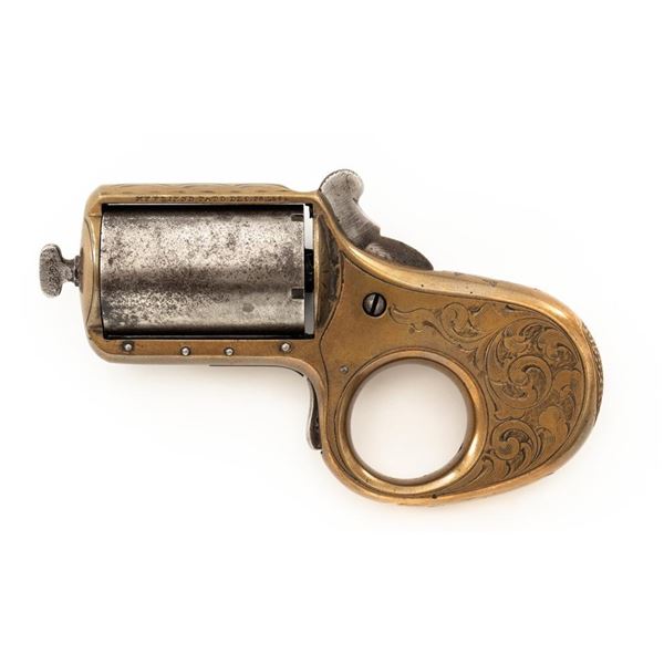 Antique James Reid Model ''My Friend'' Knuckle Duster Five-Shot Revolver
