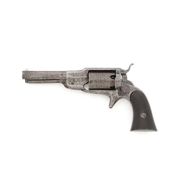 Scarce Engraved Remington-Beals 3rd Model Pocket Revolver