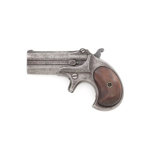 Scarce Remington First Variation Double Derringer with Upside Down Elliots Patent Date