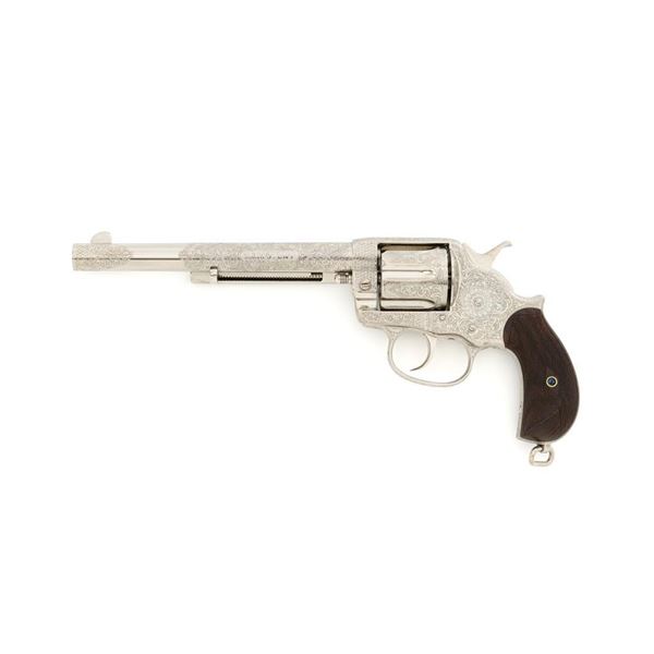 Composite Extensively Engraved ''Omnipotent'' Colt Model 1878 Double Action Revolver
