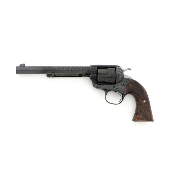 Deluxe Custom Modern Engraved Colt Bisley Model Single Action Revolver