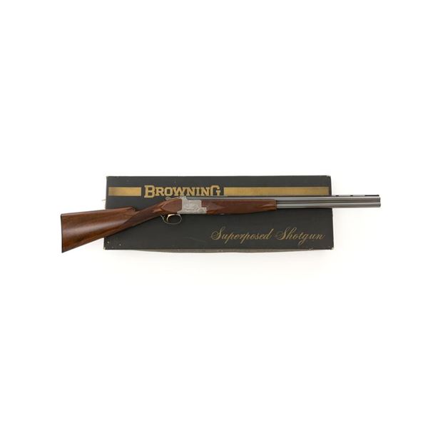 L. Ernst Engraved Browning Superposed Pointer Grade Super-Light Over/Under Shotgun