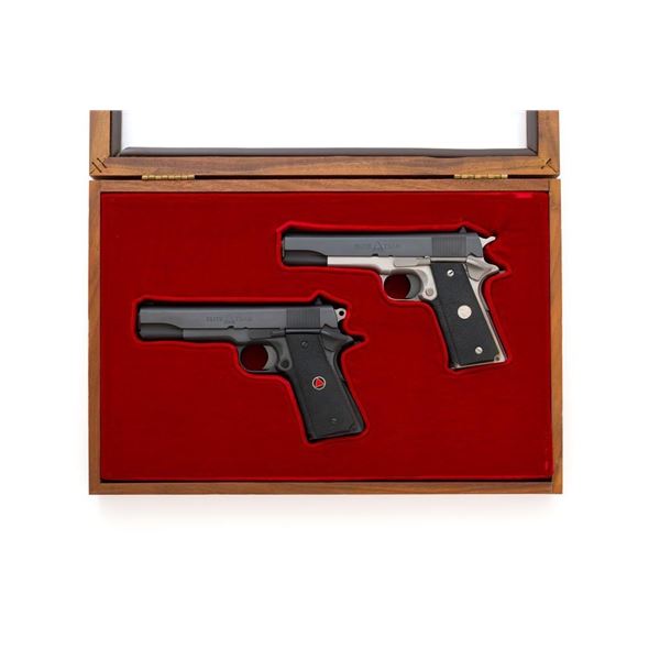 Scarce One of Only 250 Matched Sets of Colt Elite Team Semi-Automatic Pistols