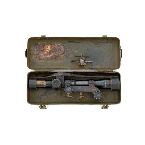 Original British No.32 Scope, Mount, and Case for the No. 4 Mk1T Lee Enfield Bolt Action Rifle