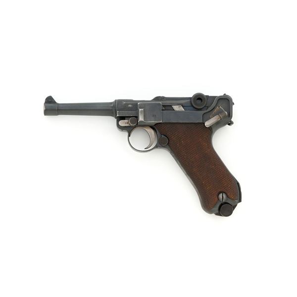 1917 Dated Reworked DWM Luger Semi-Automatic Pistol