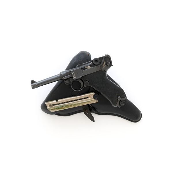 Mauser byf 41 ''Black Widow'' Luger with Genschow 1938 Dated Holster