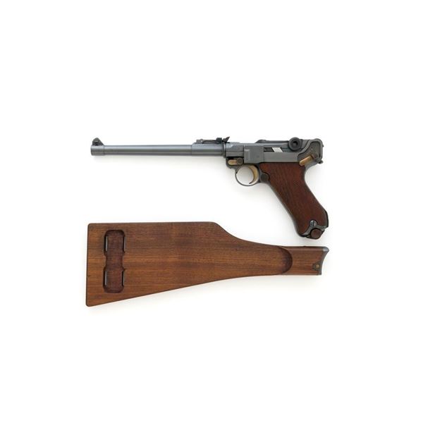 WWI 1917 Dated DWM Artillery Luger with Stock