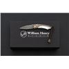Image 1 : One of 25 William Henry Model B04 Gold Shore Button Lock Folding Knife