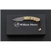 Image 1 : One of 25 William Henry Model B09 Kestrel Genesis Button Lock Folding Knife