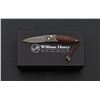 Image 1 : One of 25 William Henry Model B05 Rockdell Button Lock Folding Knife