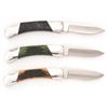 Image 7 : Lot of Seven (7) Custom Handled Buck Model 500 Duke Lockback Folding Knives