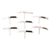 Image 1 : Lot of Seven (7) Custom Handled Buck Model 317 Trailblazer Slipjoint Folding Knives