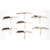 Image 7 : Lot of Seven (7) Custom Handled Buck Model 317 Trailblazer Slipjoint Folding Knives