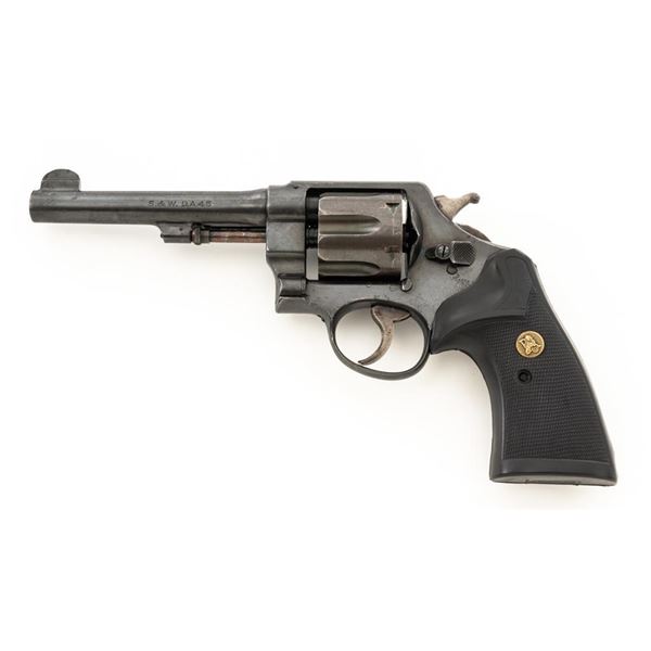 Brazilian Contract Smith & Wesson Hand Ejector Model of 1917 Double Action Revolver