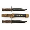 Image 3 : Lot of Three (3) U.S. Marine Corp OKC (Ontario Knife Company) 3S Combat Knife/Bayonets with Scabbard