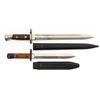 Image 1 : Lot of Two (2) South American Bayonets with Scabbards