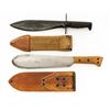 Image 2 : Lot of Two (2) U.S Military Knives with Sheaths
