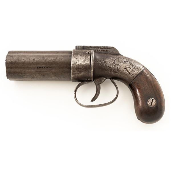 Manhattan Five-Shot Percussion Bar Hammer Pepperbox Pistol