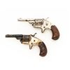 Image 1 : Lot of Two (2) Colt Open Top Pocket Model Spur Trigger Revolvers