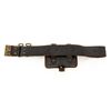 Image 2 : Indian Wars Period ''US'' Leather Belt and Brass Buckle with Civil War Era Leather Cartridge Box