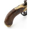 Image 10 : London Marked Brass Screw Barrel Flintlock Pistol