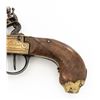 Image 6 : London Marked Brass Screw Barrel Flintlock Pistol