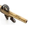 Image 9 : London Marked Brass Screw Barrel Flintlock Pistol