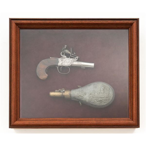 Lightly Engraved French Flintlock Pistol