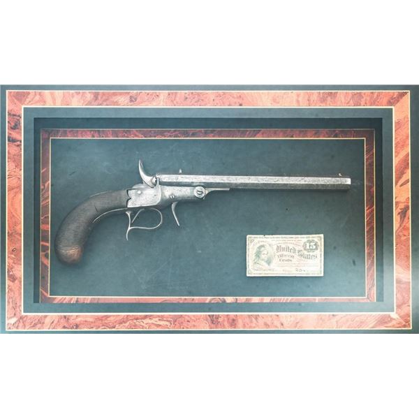Engraved German Single Shot Parlor Pistol