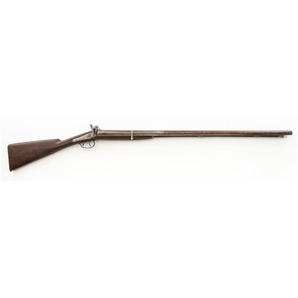 Antique Belgian Dresse-LaLoux & Cie Muzzleloading Exposed Hammer Percussion Side-by-Side Shotgun