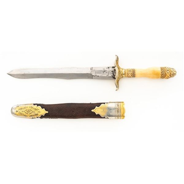 British Edwardian Period Dagger with Scabbard