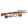 Image 1 : Yugoslavian M48 Mauser Bolt Action Rifle with Bayonet and Accessories