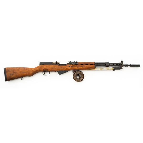 Modified Yugoslavian M59/66 SKS Semi-Automatic Carbine with Folding Bayonet