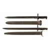 Image 2 : Lot of Two (2) U.S. Military Bayonets with Scabbards