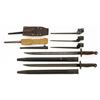 Image 2 : Lot of Five (5) British Bayonets and Scabbards