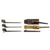 Image 3 : Lot of Five (5) British Bayonets and Scabbards