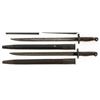 Image 6 : Lot of Five (5) British Bayonets and Scabbards