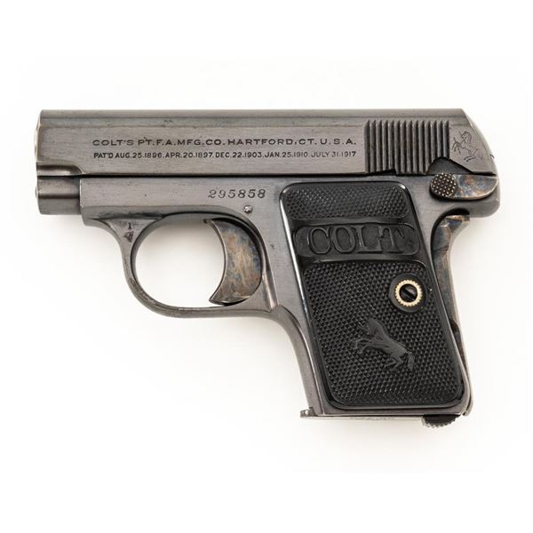 Colt Model 1908 Vest Pocket Hammerless Semi-Automatic Pistol