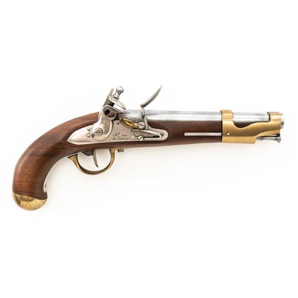 Pedersoli Model IX Reproduction St. Etienne Flintlock Pistol