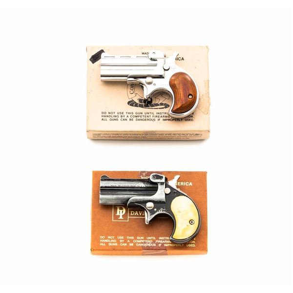 Lot of Two (2) Davis Industries Over/Under Derringers