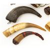 Image 4 : Lot of Nine (9) Misc. Powder Horns