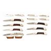 Image 2 : Lot of Seven (7) Buck Model 503 Prince Lockback Folding Knives with Five (5) Additional New Blades