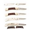 Image 3 : Lot of Seven (7) Buck Model 503 Prince Lockback Folding Knives with Five (5) Additional New Blades